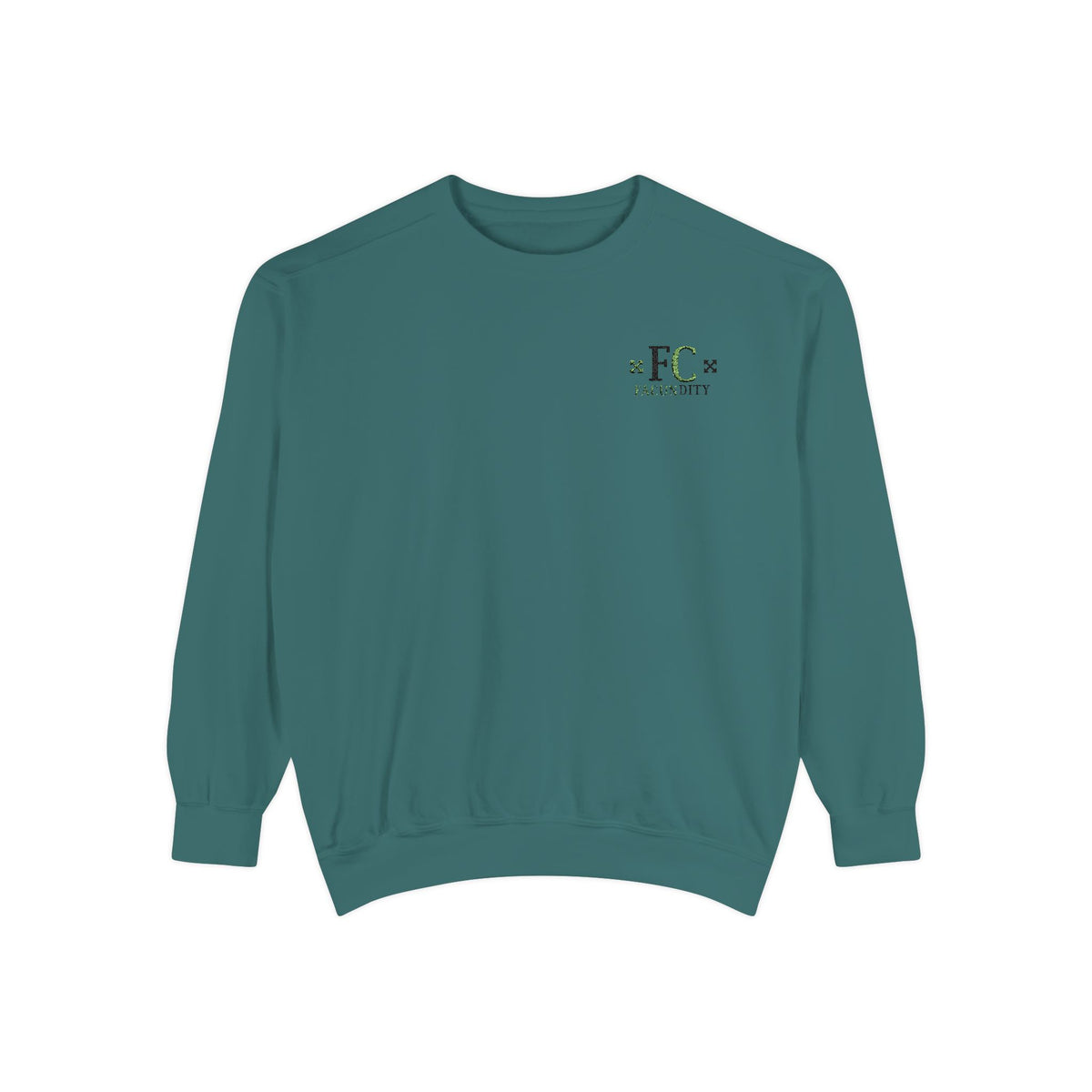 FACS family shield embroidered sweaters